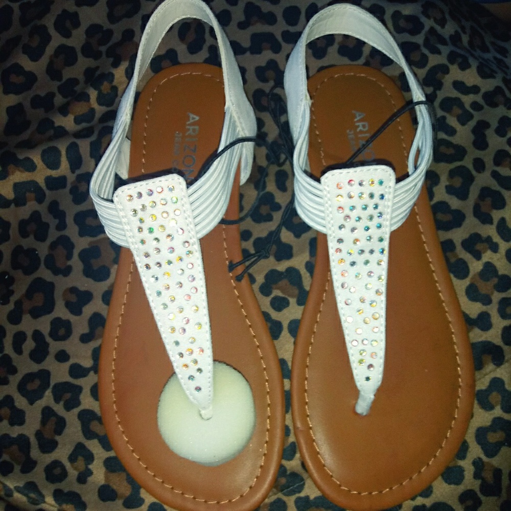 Rhinestone Sandals - Picture 1 of 3